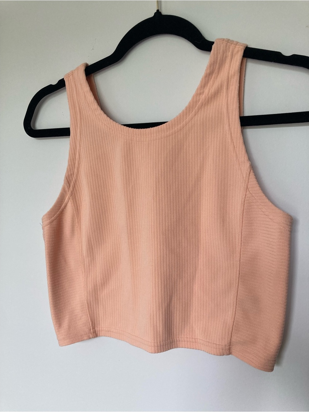 lululemon athletica Blush Peach Ribbed Crop align Tank